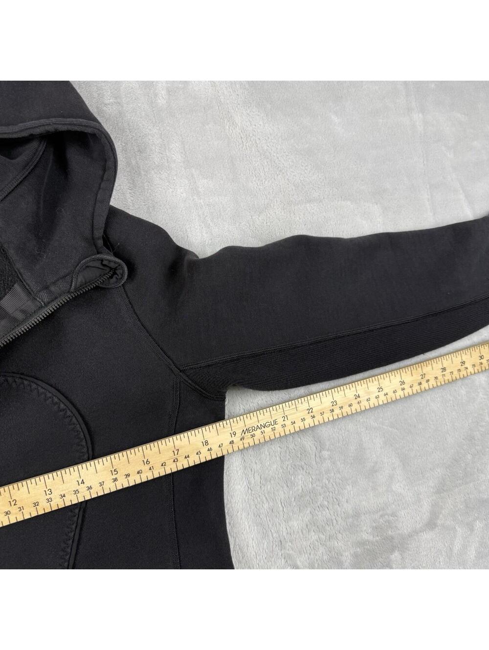 Lululemon limited edition Scuba Hoodie Ruffled Up Peplum Hiver Size 8 Rare 2013 - Picture 4 of 8